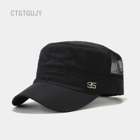 CTGT หมวกเบสบอลผู้หญิงทรงแบนหมวกแก็ปลายทหารกลางแจ้ง Topi Bucket ระบายอากาศได้ดีฤดูร้อน