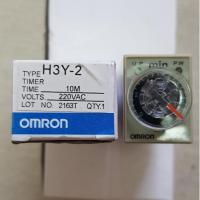 H3Y-2  OMRON AC220V Delay Timer Time Relay 0 - 30Min   with Base