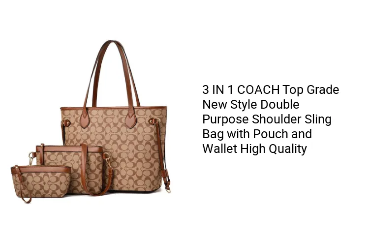 3in1 Coach multi pochette accessories sling bag, Women's Fashion, Bags &  Wallets, Purses & Pouches on Carousell