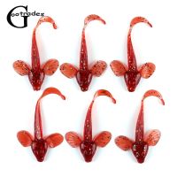 【hot】♙ 6 Pcs/Set Artificial Silicone Fishing Bait Soft Maggots bait 8cm 4.6g Tackle Accessories