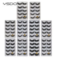 YSDO 10203050 Boxes Eyelashes Cruelty Free Natural false Eyelashes Faux Cils Eyelash Extension 3d Mink Lashes Maquiagem G5