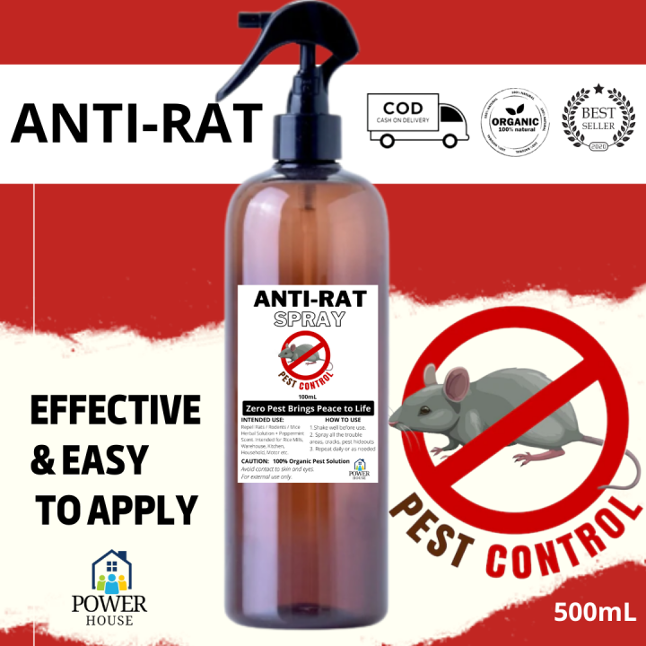 [ENGINE SAFE🔥] Anti Rat Spray 🔥Peppermint Scent for Warehouse, Rice