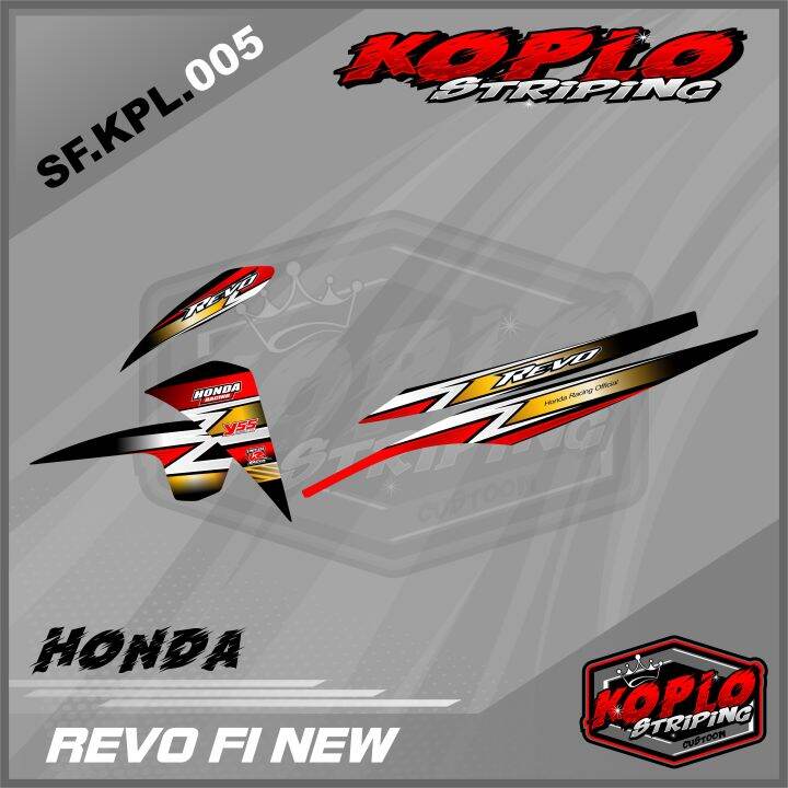 Sticker Striping Variasi Revo Fi New Striping Revo Fi New Kpl Lazada Indonesia