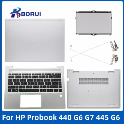 For HP Probook 440 G6 445 G6 440 G7 Case Laptop LCD Back Cover/Palmrest/US Keyboard/ Bottom Case/Hingeb/Touchpad series L38138-0