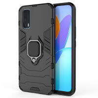 เคส iQOO Z1x Case ชุดเกราะกันกระแทก Slim Rugged Hybrid Hard Plastic + Tpu Bracket Magnet 360 Ring Holder ฝาหลัง