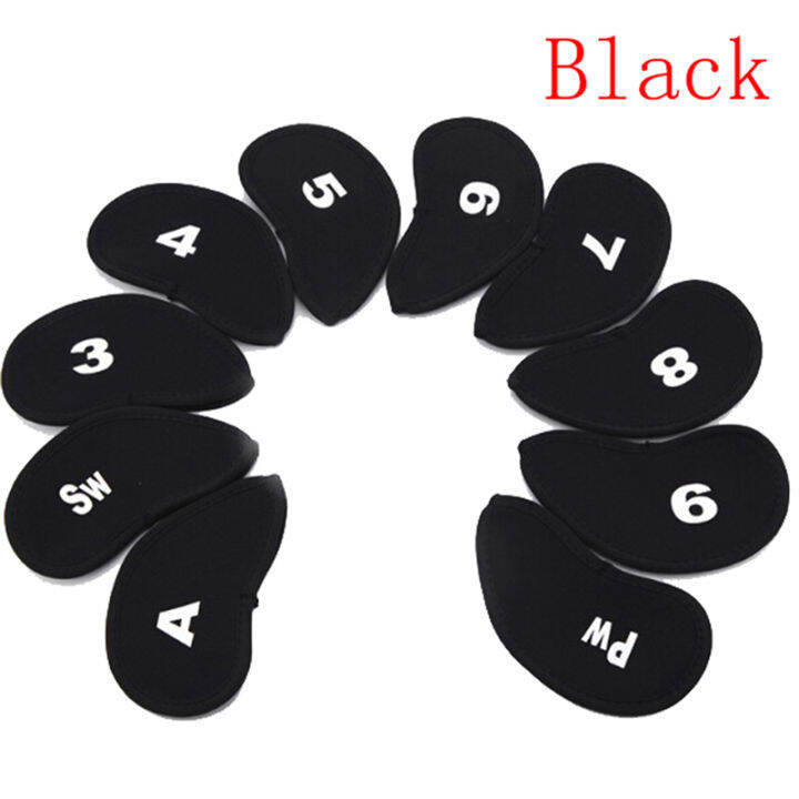 uni-jettingbuy-10pcs-neoprene-golf-club-putter-head-cover-wedge-iron-protective-headcovers-set