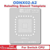 Amaoe ODNX02-A2 BGA Reballing แม่พิมพ์ลายฉลุสำหรับเปลี่ยน CPU ผู้เล่นเกมส์บัดกรีขาดีบุกตาข่ายสี่เหลี่ยมหลุมชิป IC