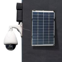 Outdoor Camera Wifi Solar Powered 6W Battery With Portable Solar Panels 12V Color Night Vision Wireless Garden CCTV Camera