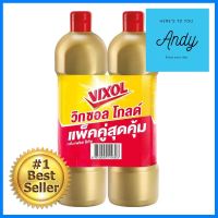 น้ำยาทำความสะอาดห้องน้ำ VIXOL GOLD 900 มล. แพ็กคู่ FRESH CITOUCHBATHROOM CLEANER VIXOL GOLD 900ML FRESH CITOUCH PACK2 **ใครยังไม่ลอง ถือว่าพลาดมาก**