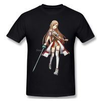 Fashion Asuna (2) Clothes Design Sword Art Online Alicization Sao Cotton Camiseta Men T-Shirt TShirt Tees Streetwear Harajuku