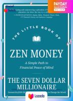 (ใหม่) หนังสือภาษาอังกฤษ พร้อมส่ง The Little Book of Zen Money : A Simple Path to Financial Peace of Mind (Little Books, Big Profits) [Hardcover]