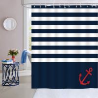 【CW】♨✴  decor Shower Curtain  nautical Lighthouse home curtains for shower With hook