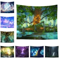 【CW】 Tapestry Background Fantasy Tapestries Wall Hanging Bedroom Room Tapestri