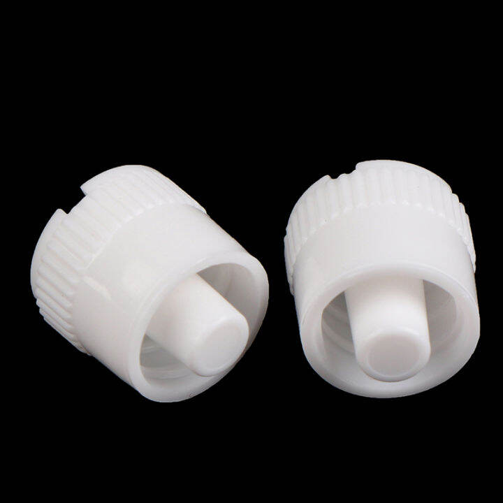 Refreshing 2* Male Luer Lock Plug Adapter Air Valve Pipe PP Plastic