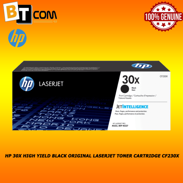 Hp 30x High Yield Black Original Laserjet Toner Cartridge Cf230x Lazada 8935