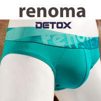 กางเกงในชาย Renoma​ รุ่น Detox  รุ่นยอดฮิต ขอบเล็ก ผ้าเยื่อไผ่ มีคุณสมบัติในการป้องกันเชื้อรา ผ้านุ่ม แห้งไว