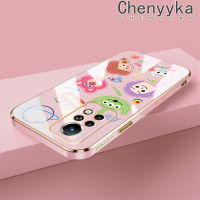 เคส Chenyyka สำหรับ Infinix Note 11 Pro Note 11S Note 12i 2022 Note 12 G96 VIP 12ลายการ์ตูนของเล่นน่ารักเรื่องดีไซน์ใหม่ชุบด้านข้างเคสมือถือซิลิโคนกันกระแทกฝาปิดเลนส์เต็มรูปแบบป้องกันกล้องเคสนิ่ม