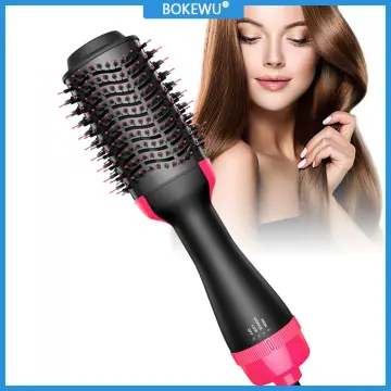 Electric hair brush clearance curler