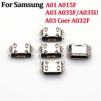 100Pcs Micro Usb ชาร์จแท่นเชื่อมต่อพอร์ตสําหรับ Samsung Galaxy A01 A015F A015V / M01 M015 M015F / A03 Core / A032F ปลั๊กแจ็คชาร์จ