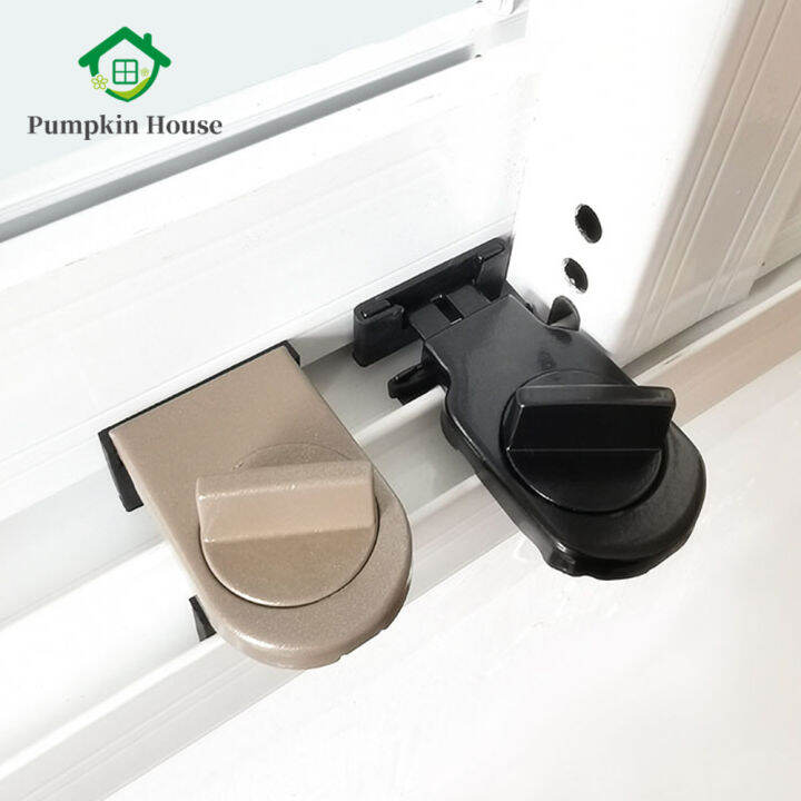 Window Locks, Adjustable Sliding Window Door Safety Locks with Key