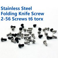 5/10/20 Buah Kustom Baja Tahan Karat 2-56 Sekrup T6 Torx Sekrup T6 Torx Kepala Saku Pisau Klip Sekrup Stainless Aksesori Pisau Baru