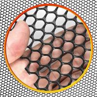 4 Pcs 15.7 Inch x 10FT Plastic Chicken Fence Mesh,Hexagonal Fencing Wire for Gardening, Poultry,Chicken Wire Frame Black