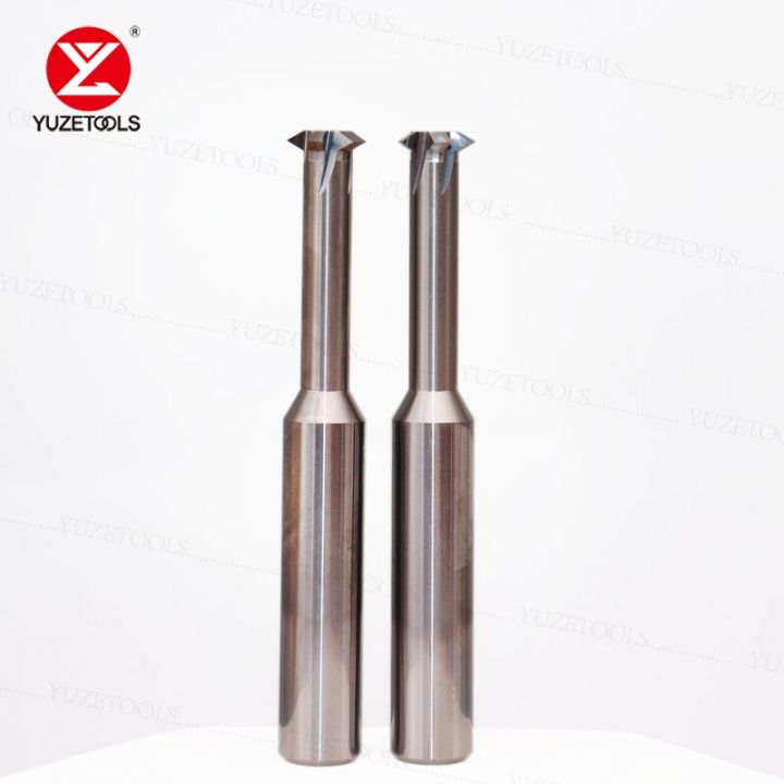 yuzetools-cnc-ทังสเตนเหล็กฟันเดี่ยวเครื่องตัดเกลียวสําหรับอลูมิเนียม-m1-2-m1-4-m1-6-m2-m2-5-m3-m4-m5-m6-เครื่องตัดมิลลิ่ง