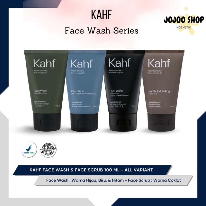 Kahf Facial Wash 100ml Sabun Muka Pria Lazada Indonesia