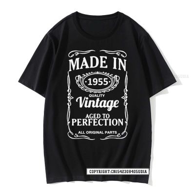 Vintage 1955 66 Years Old T Shirt Men Cotton T-shirt Tshirt Camiseta Novelty Funny Coupons Street Cotton Men Top T-shirts Design XS-6XL