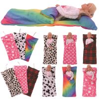 【CW】 Barbies sleeping bag cute plush accessories doll pajamas Christmas toy accessories suitable for Barbies  amp; 1/6 BJD Blythe dolls