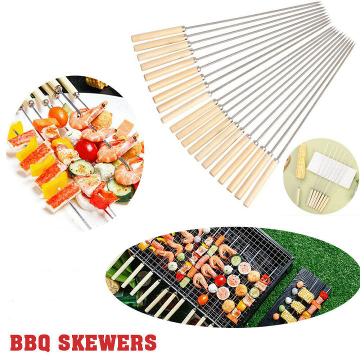 wooden-kebab-flat-metal-skewer-barbecue-stainless