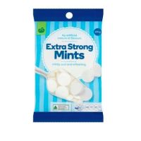 ? Woolworths Extra Strong Mints 225g วูลเวิร์ธ เอ็กซ์ตร้า สตรอง มินต์ 225g (จำนวน 1 ชิ้น)