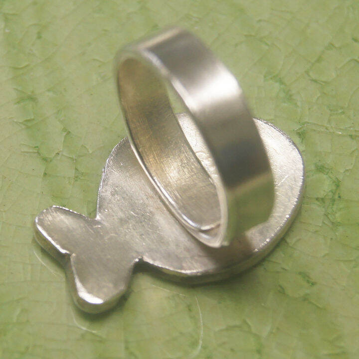 thai-fish-ring-thai-karen-hill-tribe-silver-hand-made-size-8-and9-adjustable-ของขวัญแหวนปลาไทยไทยเงินแท้-งานเงินแท้-ขนาดปรับได้