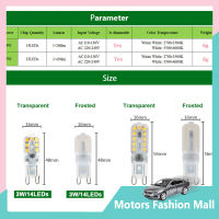 G9ซิลิโคนฮาโลเจนทรงข้าวโพดหลอดโคมไฟไฟ LED ปรับแสงได้คริสตัล3W 5W 7W 110V 220V