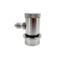 [HOT] KegLand MACHINED STAINLESS BALL LOCK DISCONNECT - MFL THREADED (BLACK/LIQUID)