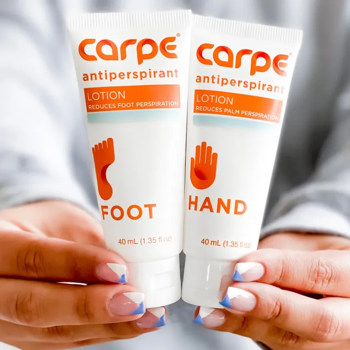 Carpe Antiperspirant Foot Hand Lotion 40ml/1.35oz Authentic Reduce