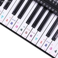 ❁ Piano keyboard stickers 37/49/61keys special electronic piano keyboard hand roll piano key stickers notation staff sticker film