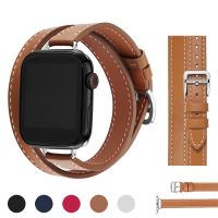 ✸✗ Leather Strap for Apple Watch Band 49mm 41mm 45mm 40mm 44mm 38/42mm correa IWatch Series 8 7 6 SE 5 4 Ultra Replacement Bracelet