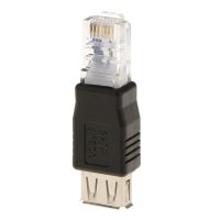 USB Female To Male Ethernet  Connector Adapter Converter LAN WAN AF Network  USB Network Adapters