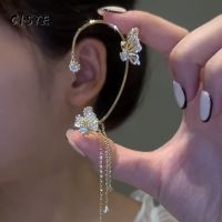 Flowers Earrings Exquisite Ear Cuff Tassle Clip Cartilage No Pierced