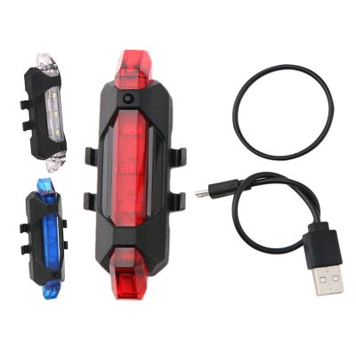 USB Charging Bicycle Warning Tail Light Bicycle Charging Tail Light Outdoor Riding LED Highlight Bicycle Light