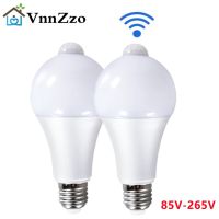 【CC】ஐ❀  VnnZzo 12W 15W 18W PIR Sensor Cabinet light Bulbs E27 85V-265V Night Stair Pathway Corridor Emergency lamps