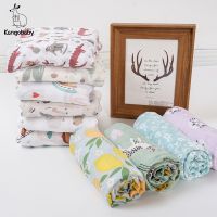 Kangobaby My Soft Life Bamboo Cotton Muslin Gauze Baby Blanket Nursing Cover Super Soft Rainbow Pattern Newborn Quilt