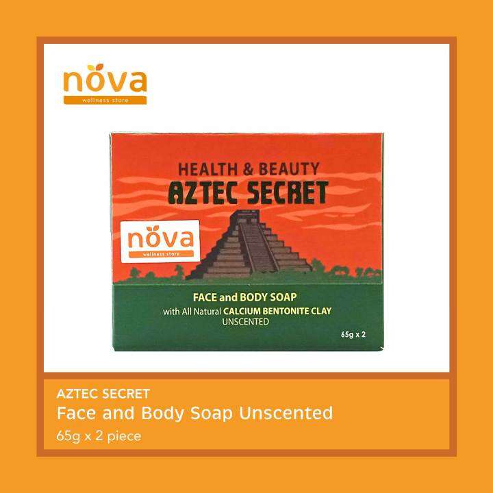 Aztec Secret Face and Body Soap Unscented 65g x 2 (pc) Lazada PH