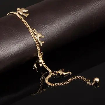 Cute on sale gold anklets