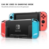 Dockable Case For NS Switch Transparent Clear Shockproof Protective Hard Shell Case Cover Skin for Nintendo Switch Accessories