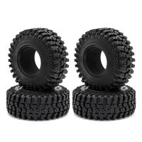 4PCS 125MM 2.2 Rubber Tires Wheel Tyres for 1/10 RC Crawler Car Axial Wraith SCX10 Capra Traxxas TRX4 TRX6 D90