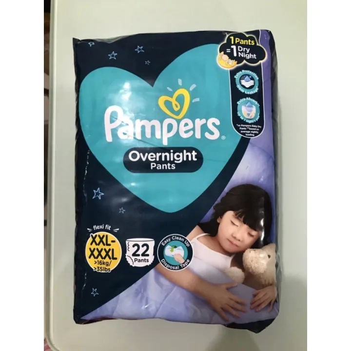 Pampers Overnight disposable diaper Pants Large XL-XXL/XXL-XXXL | Lazada PH