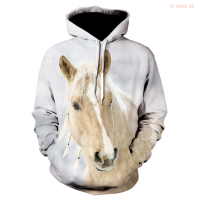 2021 Hot Sale Sweatshirt Men Women 3D Hoodies Print Horse Animal Pattern Pullover Unisex Casual Creative Oversized Hoodies Tops Size:XS-5XL