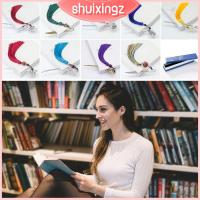 SHUIXINGZ โลหะสำหรับตกแต่ง บุ๊คมาร์ค พร้อมพู่ห้อย ดอกพลัม/ฟีนิกซ์/ปลา/มังกร คลิปหนังสือคลิป แฟชั่นสำหรับผู้หญิง สไตล์จีนจีน เครื่องหมายหนังสือ ของขวัญสำหรับนักเรียน